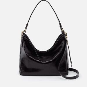 Hobo International Delilah Black Leather Crossbody/Shoulder Bag, NWT